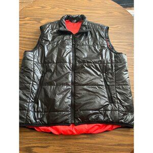 Smith zip-up black sleeveless puffer vest size XXL